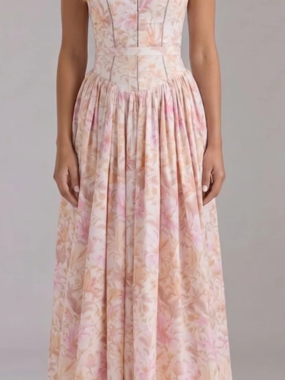 Cielle Floral Midi Dress